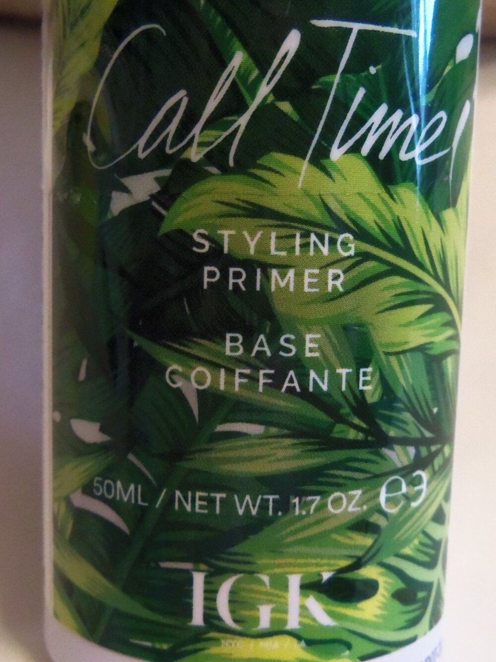 IGK Call Time Styling Primer Base Coiffante 1.7 oz Travel Size NWOB